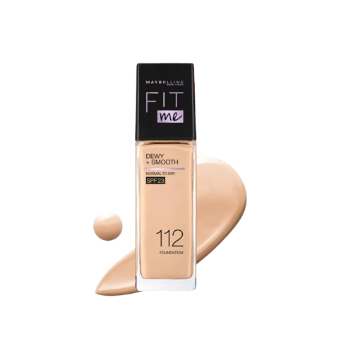 Maybelline - Fit Me Dewy + Smooth Liquid Foundation SPF 30 - 112 Natural Ivory 30ml